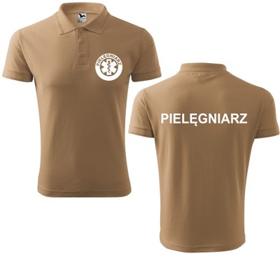 Koszulka Polo męska PIELĘGNIARZ XL 08