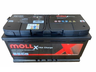 AKUMULIATORIUS MOLL X-TRA CHARGE 100 AH. 850 A 