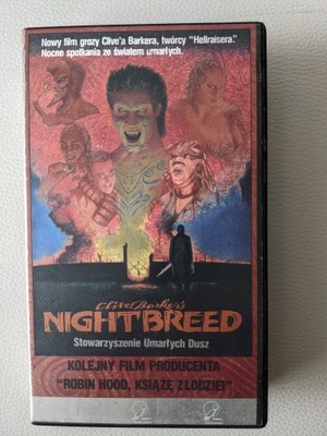 Nocne plemię Nightbreed kaseta VHS wideo 1990 rok