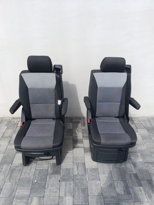 Vw t5 t6 multivan сиденья поворотные второй/третий ряд фото №1