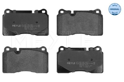 ZAPATAS DE FRENADO VW PARTE DELANTERA TOUAREG 3,0 V6 TDI 10-/SEAT LEON CUPRA/AUDI TT RS  