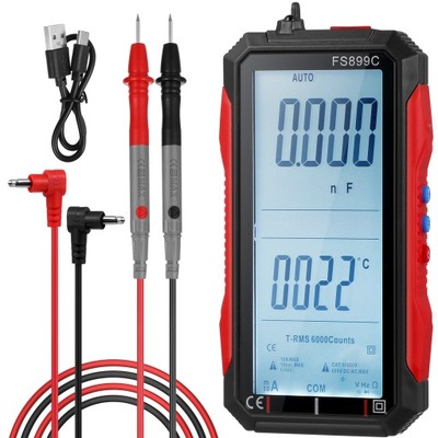 LCD MULTIMETR CYFROWY, MULTIMETR, NAPIĘCIE AC/DC