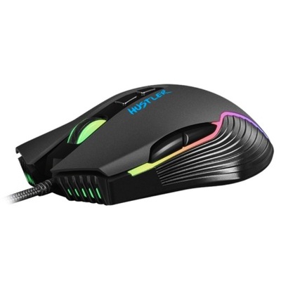 MYSZKA PRZEWODOWA GAMINGOWA DLA GRACZY PODŚWIETLENIE RGB GAMINGOWA 6400DPI