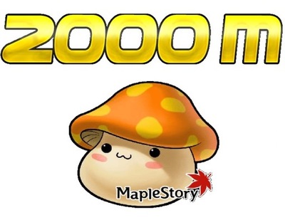 MAPLESTORY GLOBAL 2000M MESOS LUNA EU 24/7