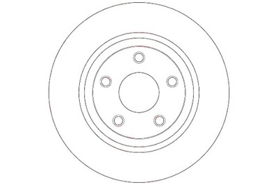 Trw гальмівні диски гальмівні 2szt jeep grand cherokee iv 3 фото №1