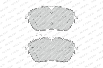 Гальмівні колодки гальмівні ferodo fdb4929 фото №1