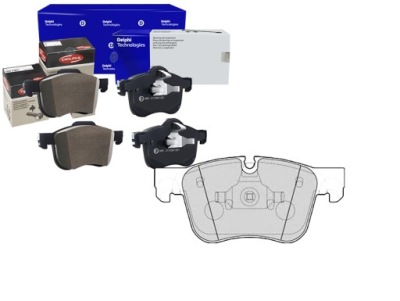 Delphi тормозные колодки тормозные citroen c4 grand picasso i фото №1