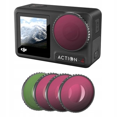 ND FILTERS SET CPL/ND8/16/32 FOR DJI OSMO ACTION 4