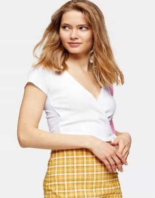 TOPSHOP KOPERTOWY TOP PRĄŻKI 01H MLD__XS