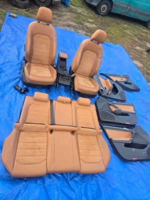 Vw golf vii hb комплект сидений обшивки wolfsburg edition фото №1