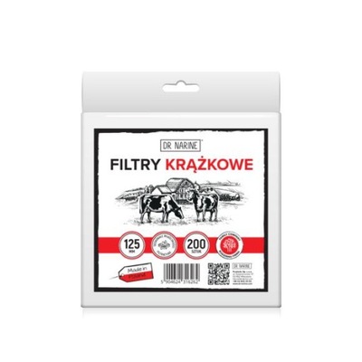 Filtry krążkowe 125mm 200 sztuk