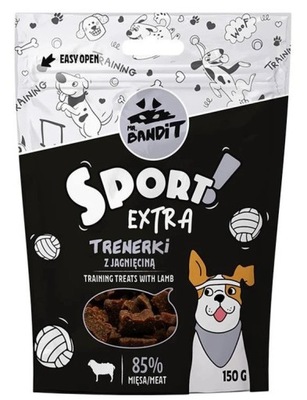 MR.BANDIT SPORT EXTRA TRENERKI Z JAGNIĘCINĄ 150g PRZYSMAKI EDUKACYJNE