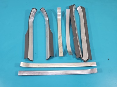 Молдинг накладки порогові long mercedes w221 eu фото №1