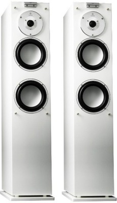 Białe kolumny Głośnikowe podłogowe stereo Audiovector X3 Super HG WHITE