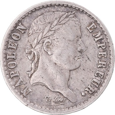 Moneta, Francja, Napoleon I, 1/2 Franc, Broken, EF