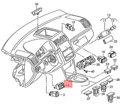 VW GOLF PLUS TIGUAN 521 5M1 5N1 5N2 UNIDAD DE CONTROL  