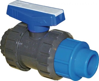 Zawór kulowy z PCW 1xPE 25mm Pimtas