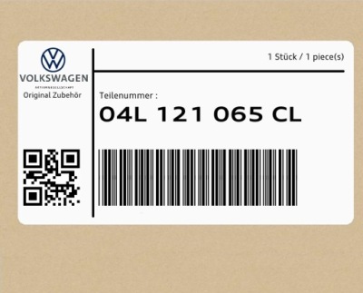 Труба водяна 04l121065cl vw beetle jetta фото №1