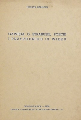 DEDYKACJA - GAWEDA O STRABUSIE - H.SZANCER 1938