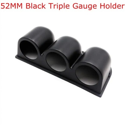 2INCH 52MM CAR GAUGE PARA UNIVERSAL BLACK SINGLE DOUBLE TRIPLE CAR ME~72843  