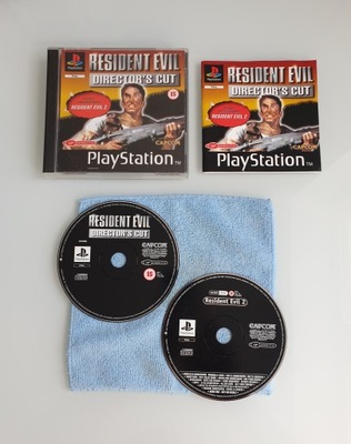 RESIDENT EVIL DIRECTOR'S CUT + DEMO RE2 PSX PS1 KOMPLETNA PLAYSTATION 1 3XA