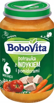 Bobovita potrawka indyk z pomidorami 6m+ 190g