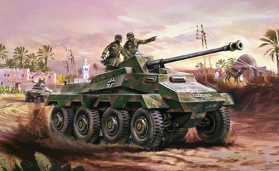 SDKFz.234 Armoured Car, Airfix 01311v