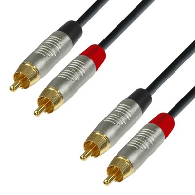 K4TCC0300 Kabel audio REAN 2x cinch męskie - 3m