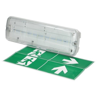 LAMPA OPRAWA AWARYJNA EWAKUACYJNA LED EXIT IP65