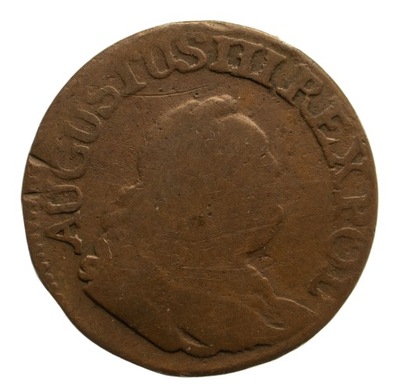 August III 1733-1763 - GROSZ 1755 ROK st.4+