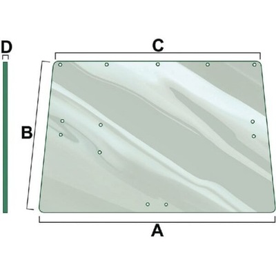 L36606 VPM7203 VENTANAS JOHN DEERE  