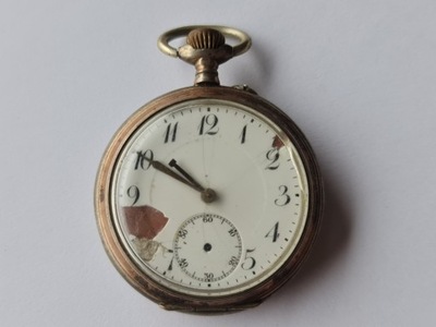 STARY ZEGAREK KIESZONKOWY REMONTOIR 10 RUBIS GWR