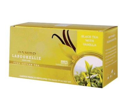 Herbata czarna waniliowa DAMRO 25 torebek