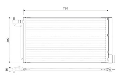 VALEO КОНДЕНСАТОР КОНДИЦИОНЕРА FORD C-MAX II FOCUS III GRAND C-MAX