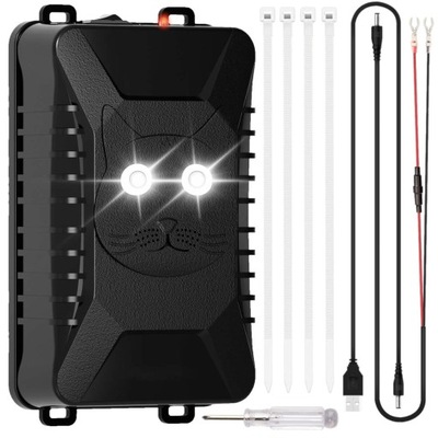ODSTRASZACZ ZWIERZĄT SAMOCHODOWY do auta KUNY SZCZURY MYSZY 5-12V USB LED