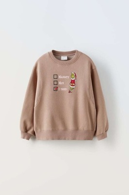 BLUZA ZARA BEZOWA NOWA 13-14 lat THE GRINCH