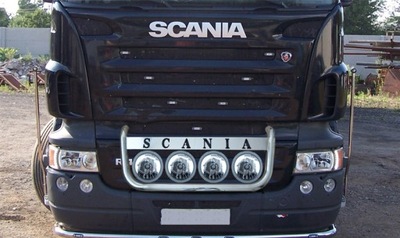 BULL BAR PARACHOQUE PARTE INFERIOR AL REJILLA DE RADIADOR SCANIA R SERIES  