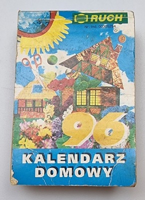 Kalendarz 1996 rok zdzierak liskowy kompletny