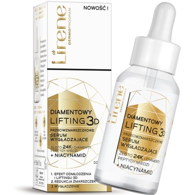 LIRENE DIAMENTOWY LIFTING SERUM DO TWARZY PRZECIWZMARSZCZKOWE