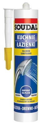 Silikon Soudal bezbarwny 280 ml