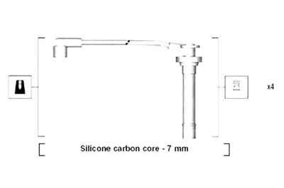 Провода зажигания magneti marelli +gratisy фото №1
