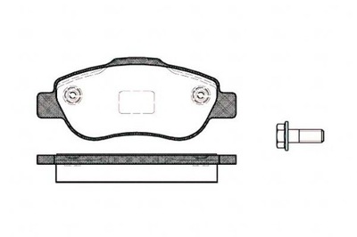 ZAPATAS DE FRENADO FIAT PANDA 17.7MM WVA24072 ROADHO  