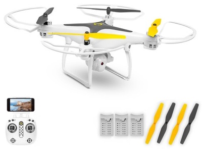 DUŻY DRON ZDALNIE STEROWANY KAMERA WiFi HD FPV LED X BEE DRONE 3.3 OVERMAX