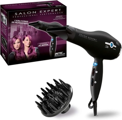 Suszarka do włosów Imetec Salon Expert P4 czarna jonizacja 2000W