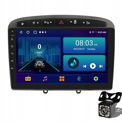 RADIO NAVEGACIÓN GPS ANDROID PEUGEOT 308 308S 408  