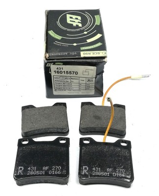 Гальмівні колодки гальмівні задня peugeot 405 605 120431 фото №1