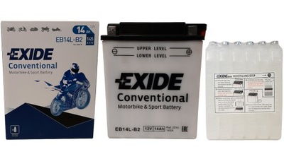 BATERÍA EXIDE BIKE PARA MOTOCICLETA YB14L-B2 12V  