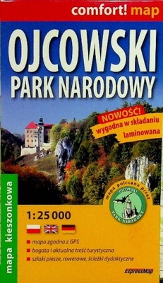 Ojcowski Park Narodowy Mapa