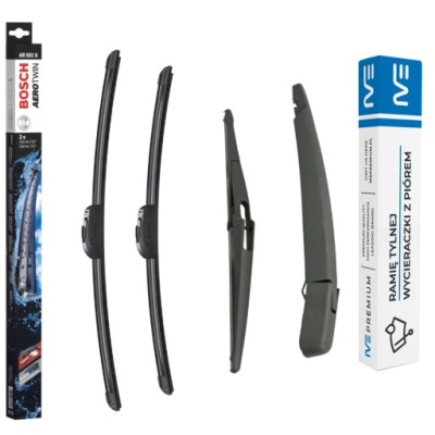 Набор дворник перед+ задняя mitsubishi pajero iv фото №1