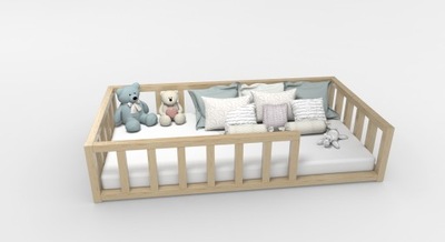 Łóżko dziecięce drewniane MAJA, 160x80 SOSNA